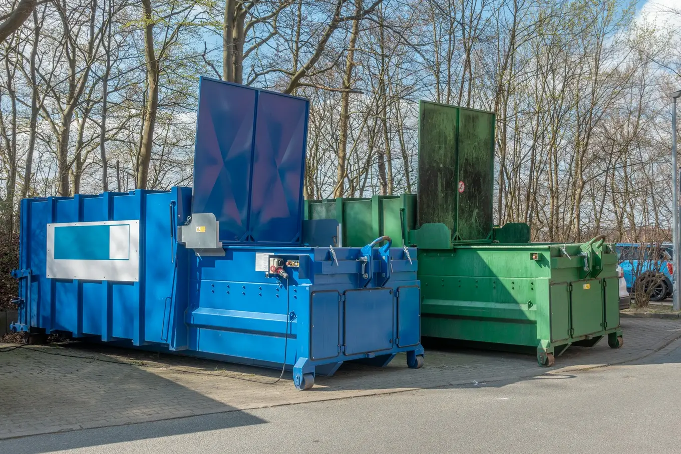 kontenery na odpady przemysłowe